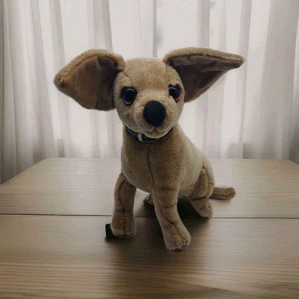 Taco Bell Talking Chihuahua Plush Dog 1998 "Yo Quiero Taco Bell" Vintage Works!